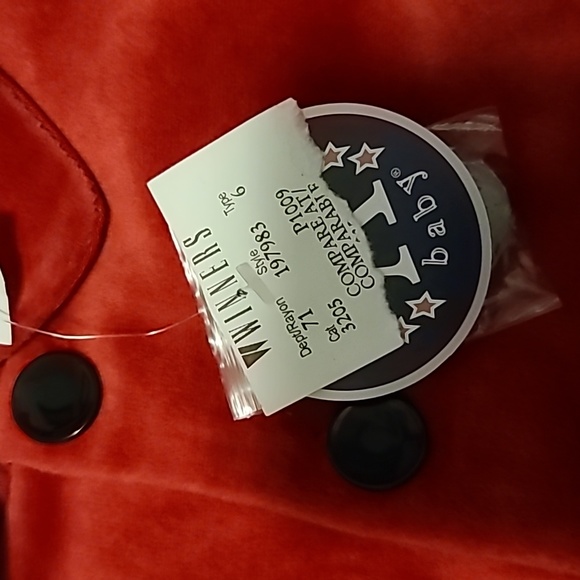 2 for $25 - Authentic Baby Infants 0-3m 3-piece Santa Suit - Picture 6 of 7